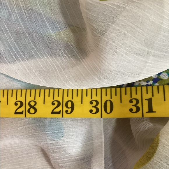 Susan Graver Elegant White Kimono, Plus Size 2X - Picture 6 of 8